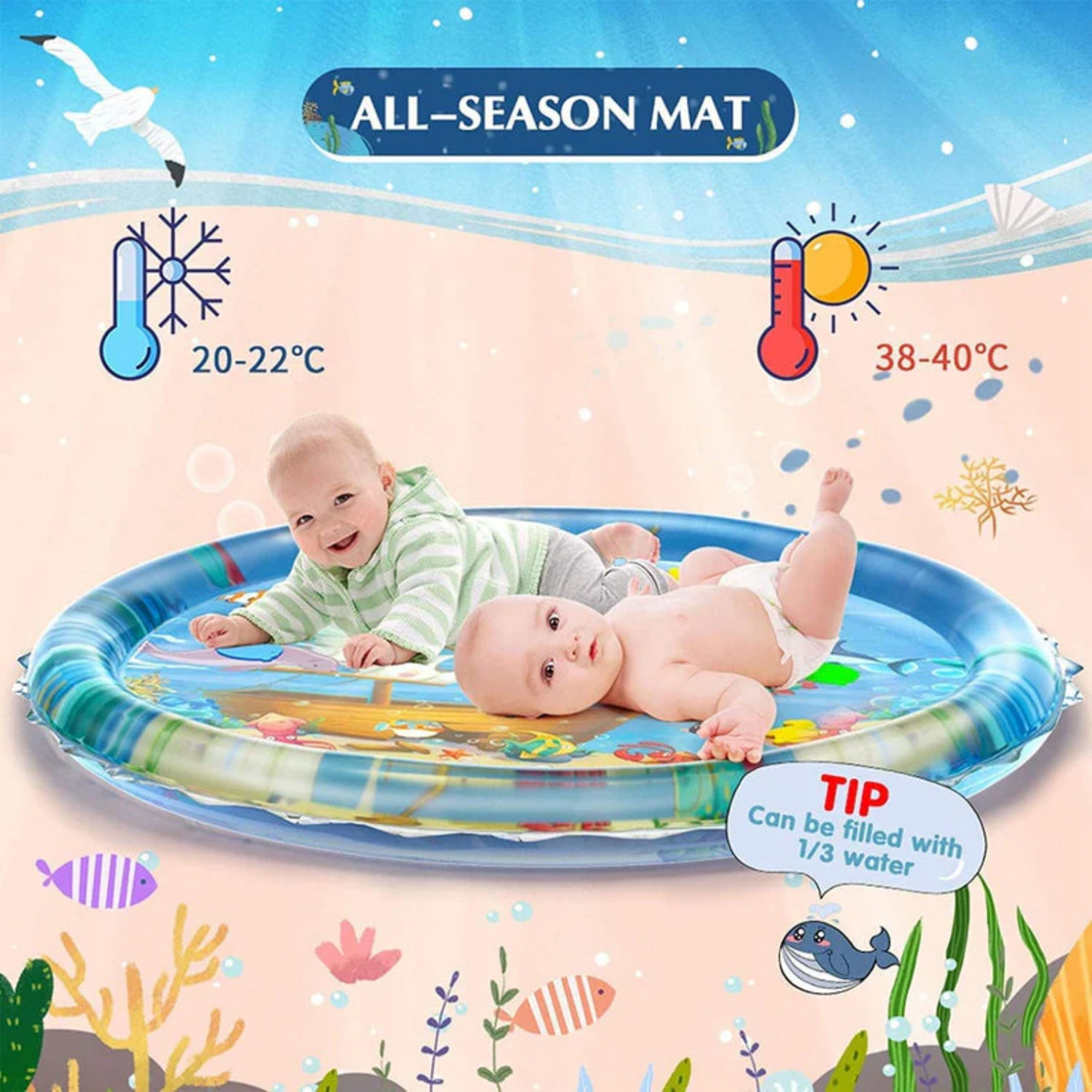 Original Baby Water Play Mat with (6months Guarantee)